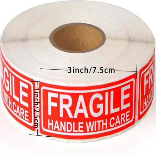 MoolWrap Fragile Label Stickers