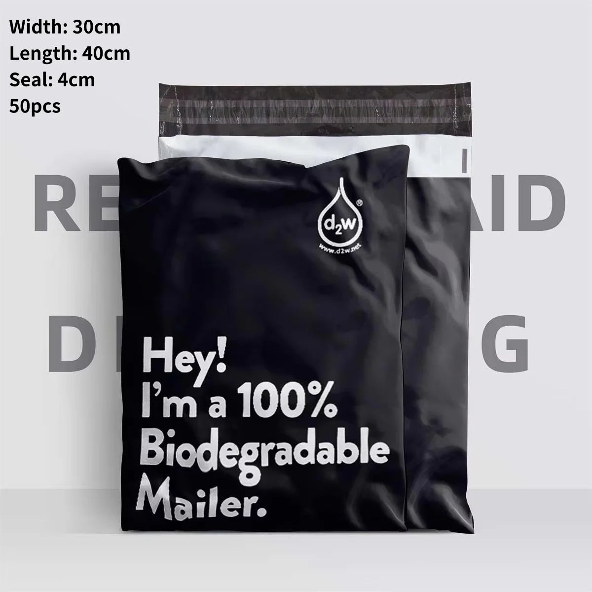 MoolWrap Eco-Seal Biodegradable Shipping Bags