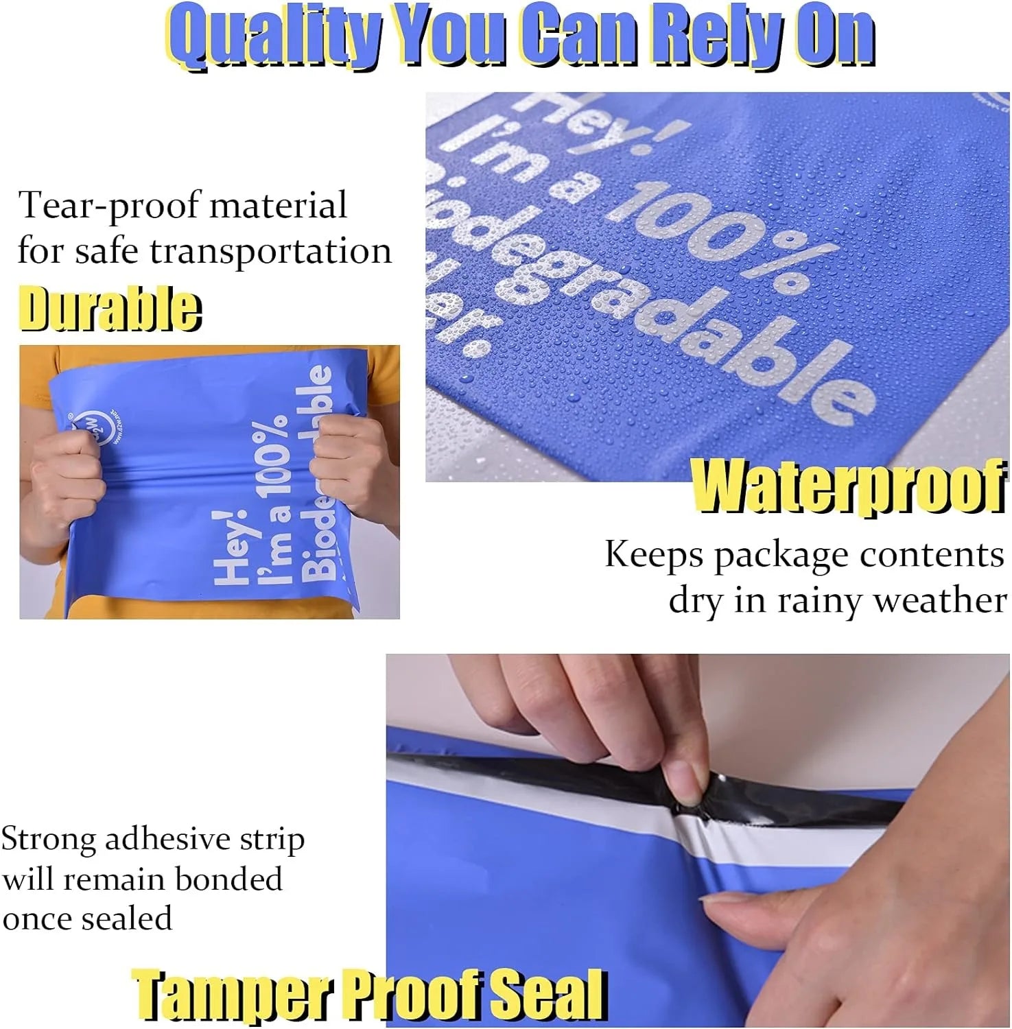 MoolWrap Eco-Seal Biodegradable Shipping Bags