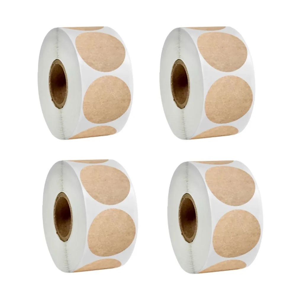 Brown Bond Self-Adhesive label Stickers